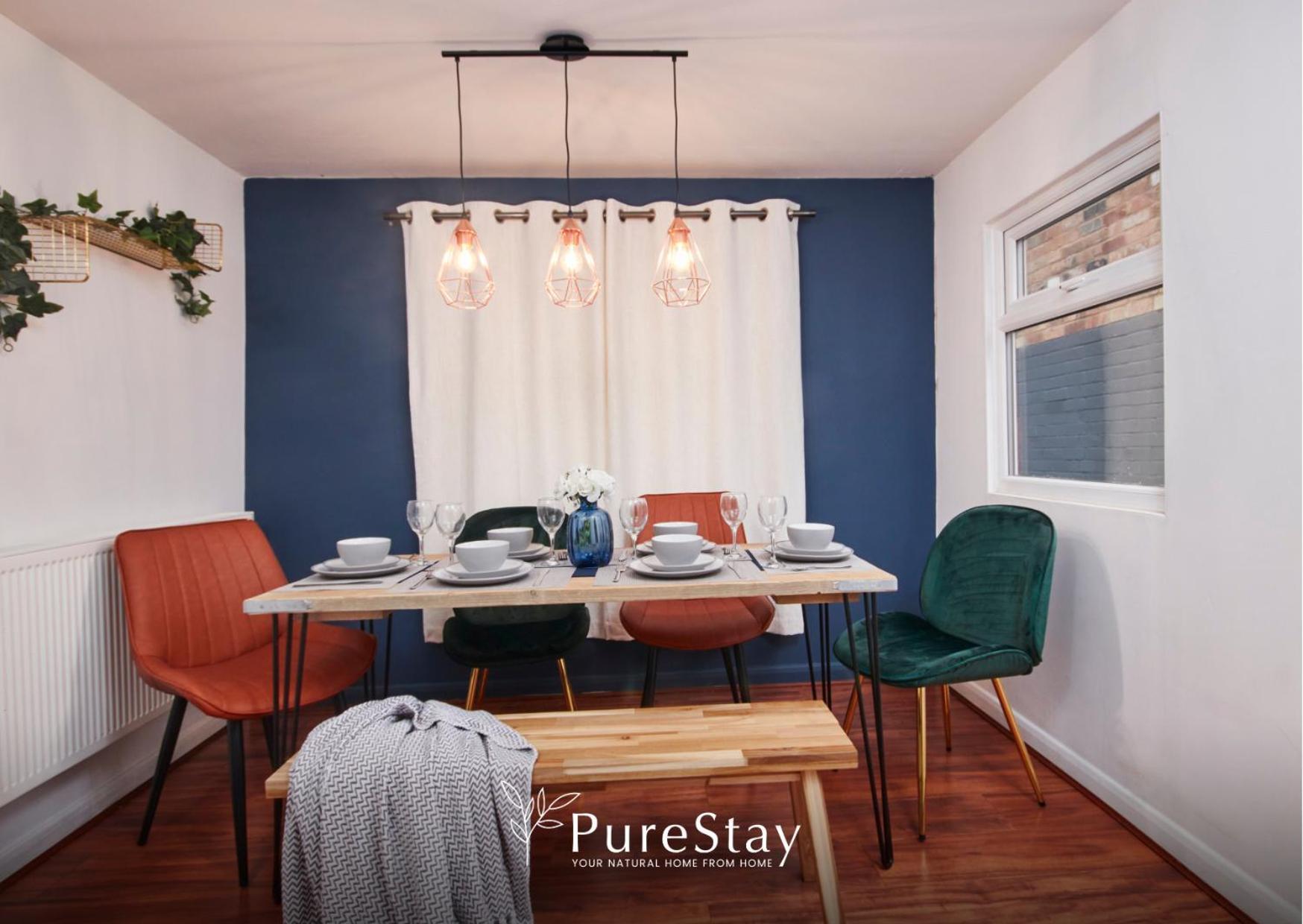 5 Bed House In Leamington Spa Perfect For Contractors With 7 Beds By Purestay - 14 Night Min! エクステリア 写真